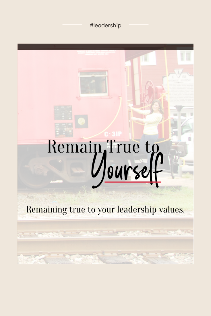 Blog Post: Remaining True to Yourself
